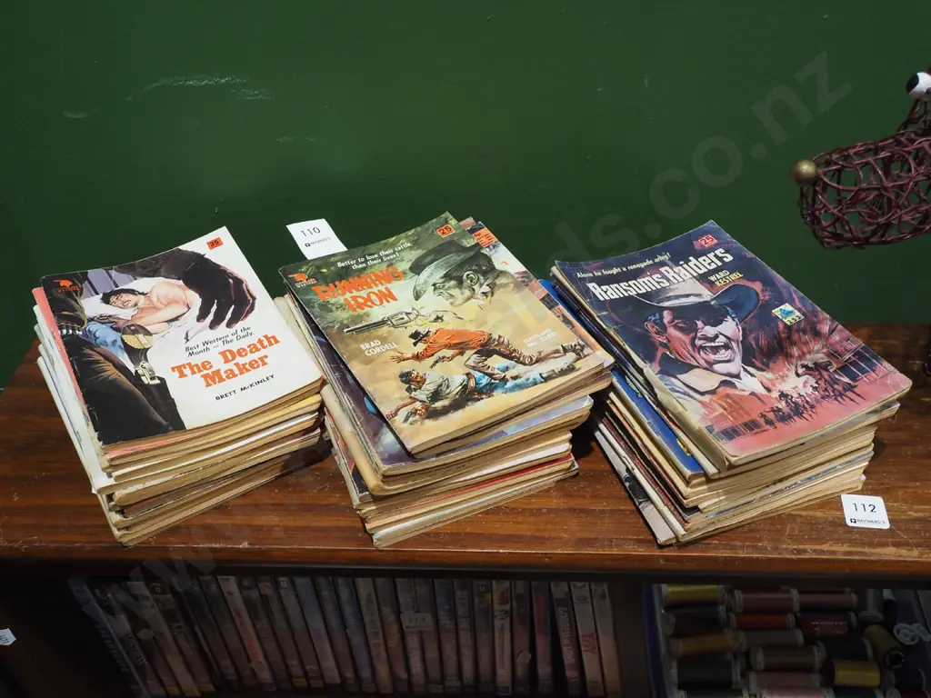 assorted country and western paperback novels Image 1++