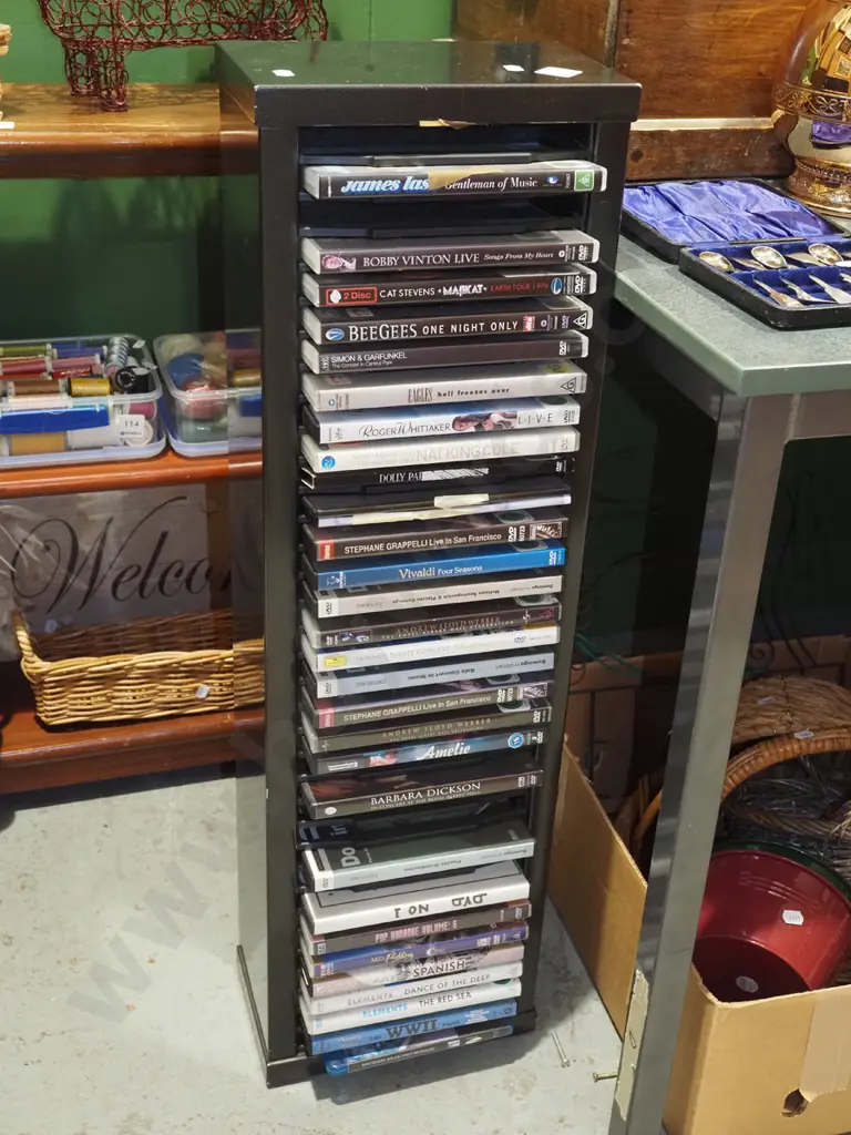 DVD tower and DVDs H880 Image 1++