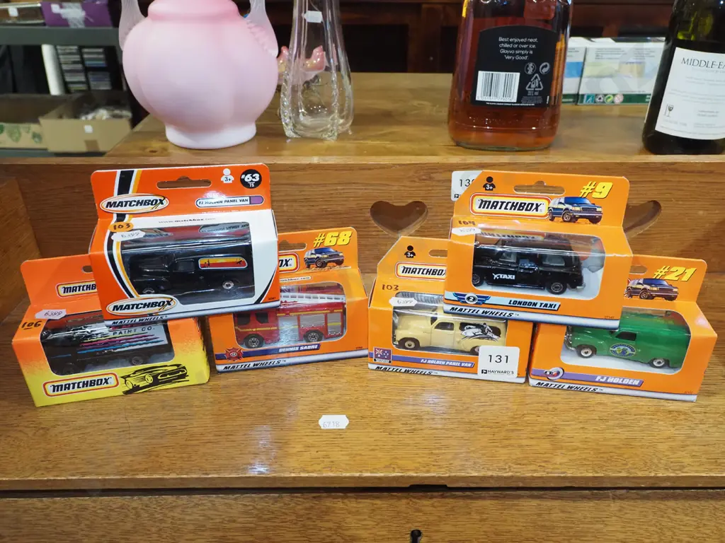 6x as new carded Matchbox toy vehicles Image 1++
