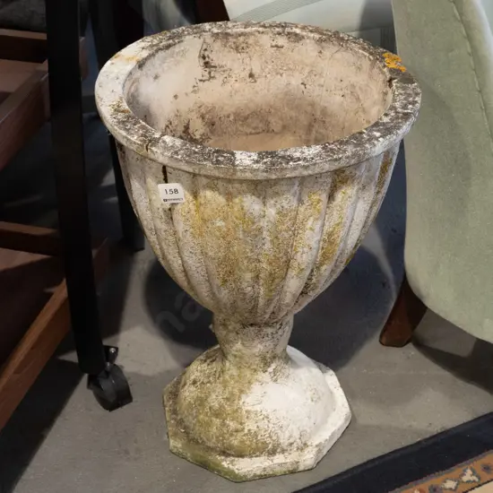 concrete garden urn H500