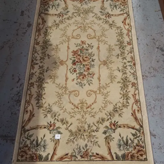 polypropylene  floral floor mat L1200 W670