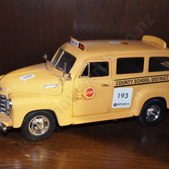 diecast model County School bus