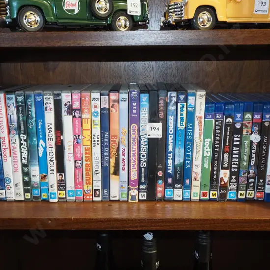 blue ray DVDs, DVDs