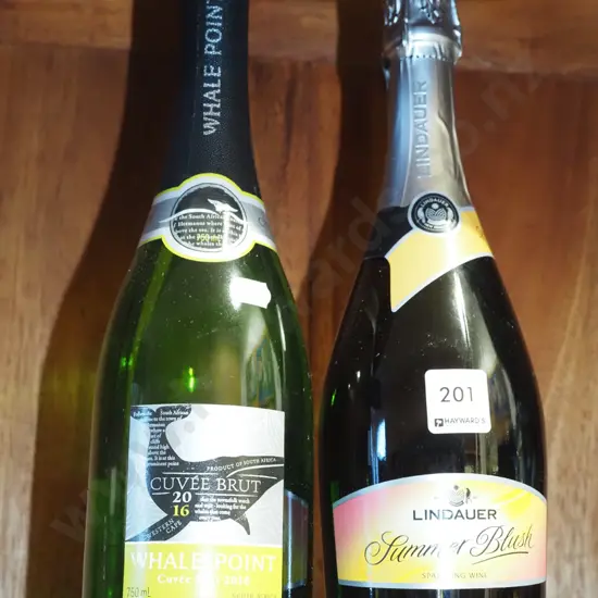 2x bottles sparkling wine