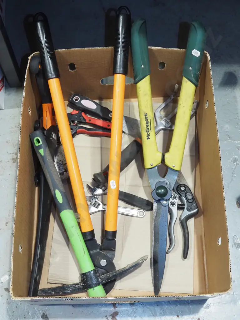 box; hedge clippers, seceteurs etc Image 1++