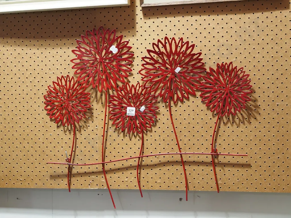 cut metal floral wall art Image 1++