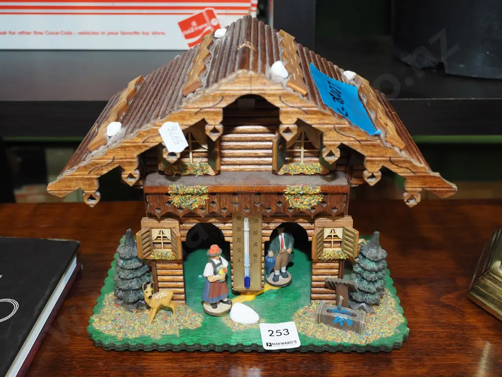 European chalet  themed thermometer - roof needs attention Image 1++