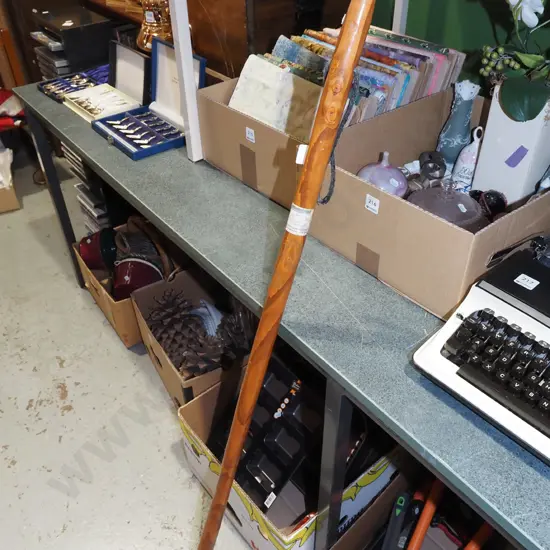 wooden walking stick