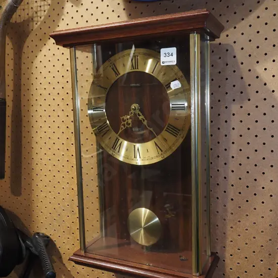 quartz wall mounted pendulum clock