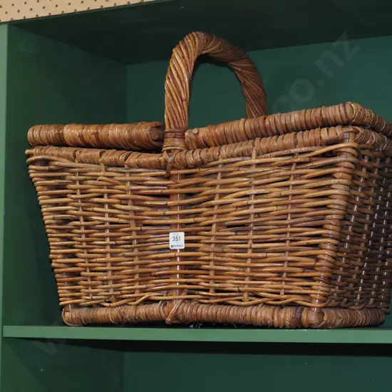cane picnic hamper