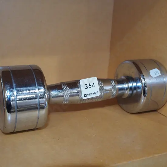 vintage metal dumbell