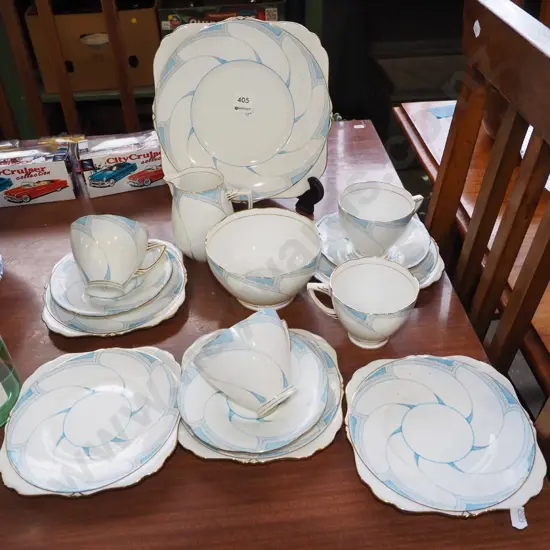 Grafton Bexley cups, saucers, plate,creamer etc