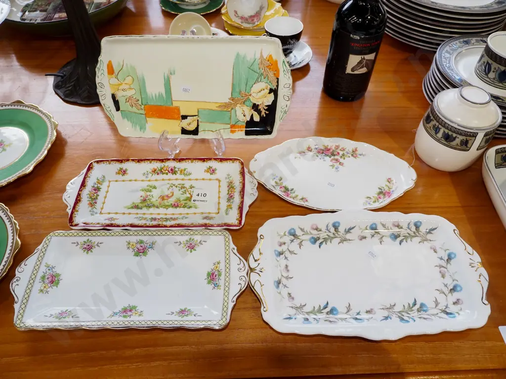 4x Royal Albert plates, Grindley sandwich plate Image 1++