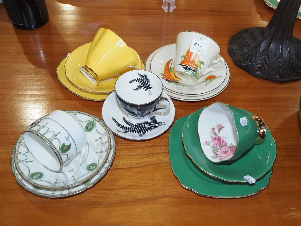 3x trios, Royal Albert cup and saucer Image 1++