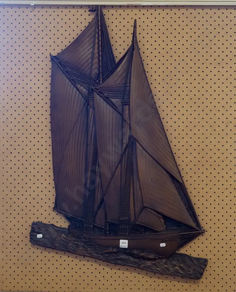 3D sailing boat wall art H870  Image 1++