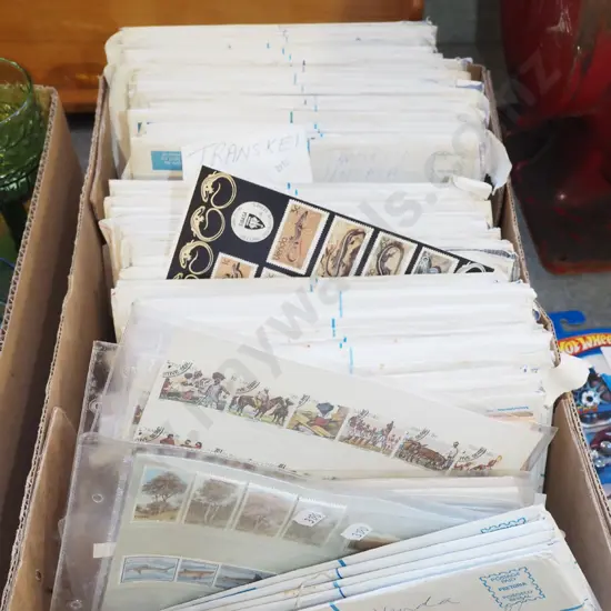 box of stamps