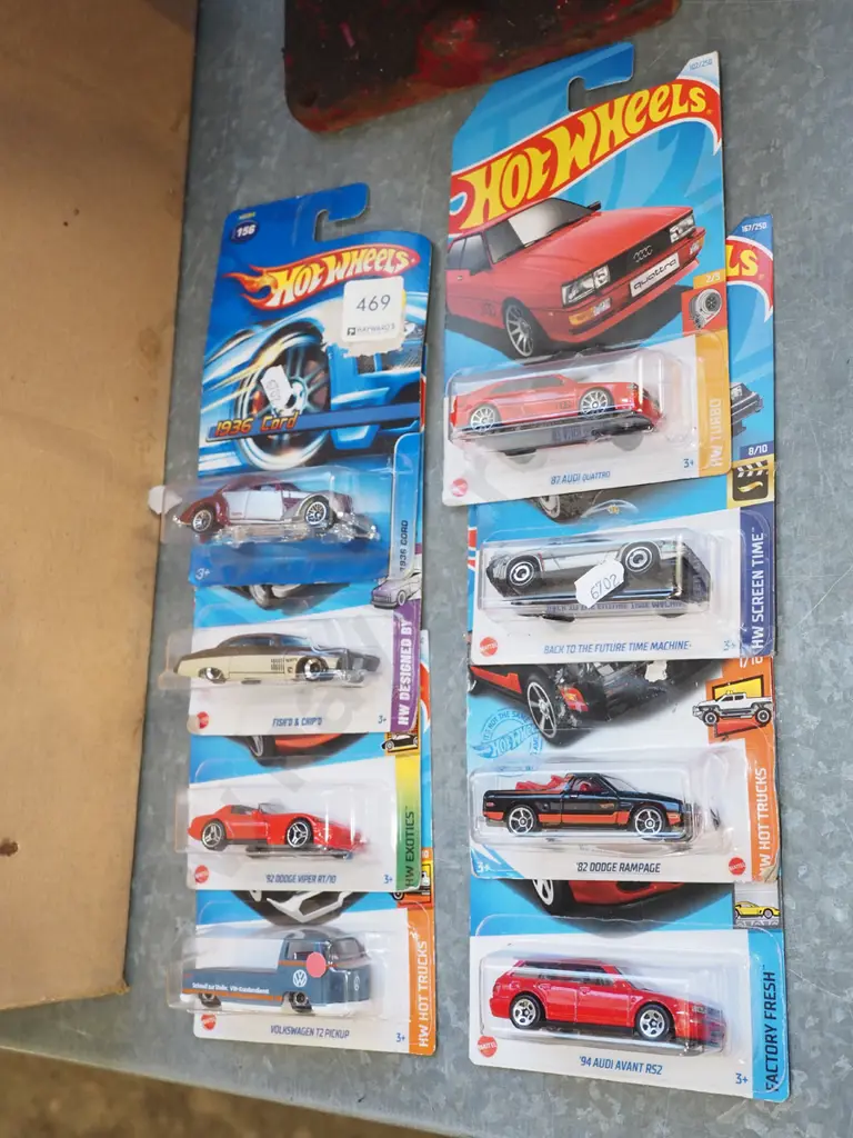 8x as new carded Hotwheels vehicles Image 1++