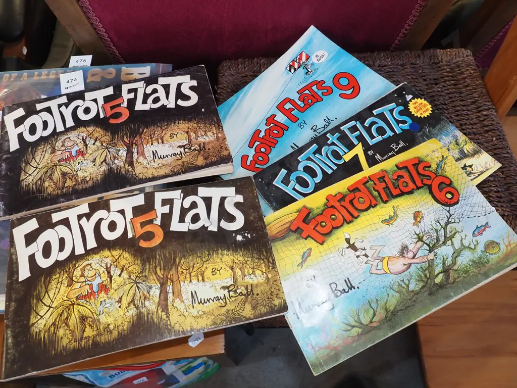 Footrot Flats books 5,6,7,9 Image 1++