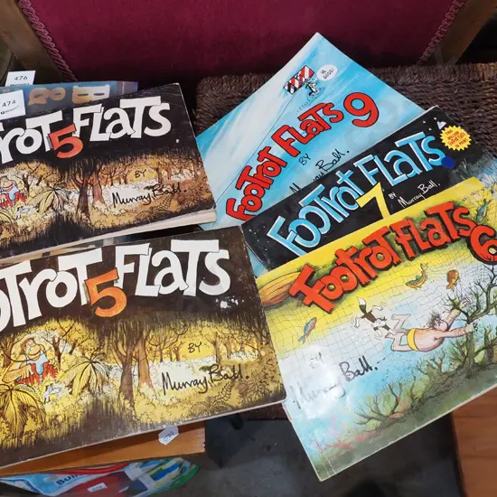 Footrot Flats books 5,6,7,9