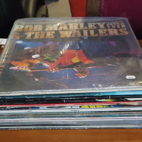 LPs; Bob Marley, The Who etc