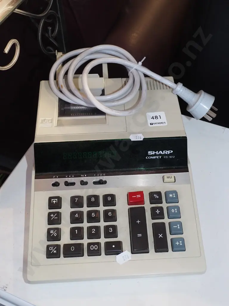 Sharp Compete digital calculator with printer Image 1++