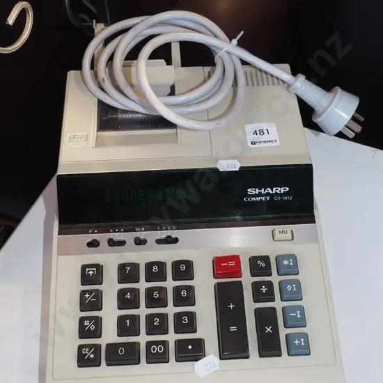 Sharp Compete digital calculator with printer