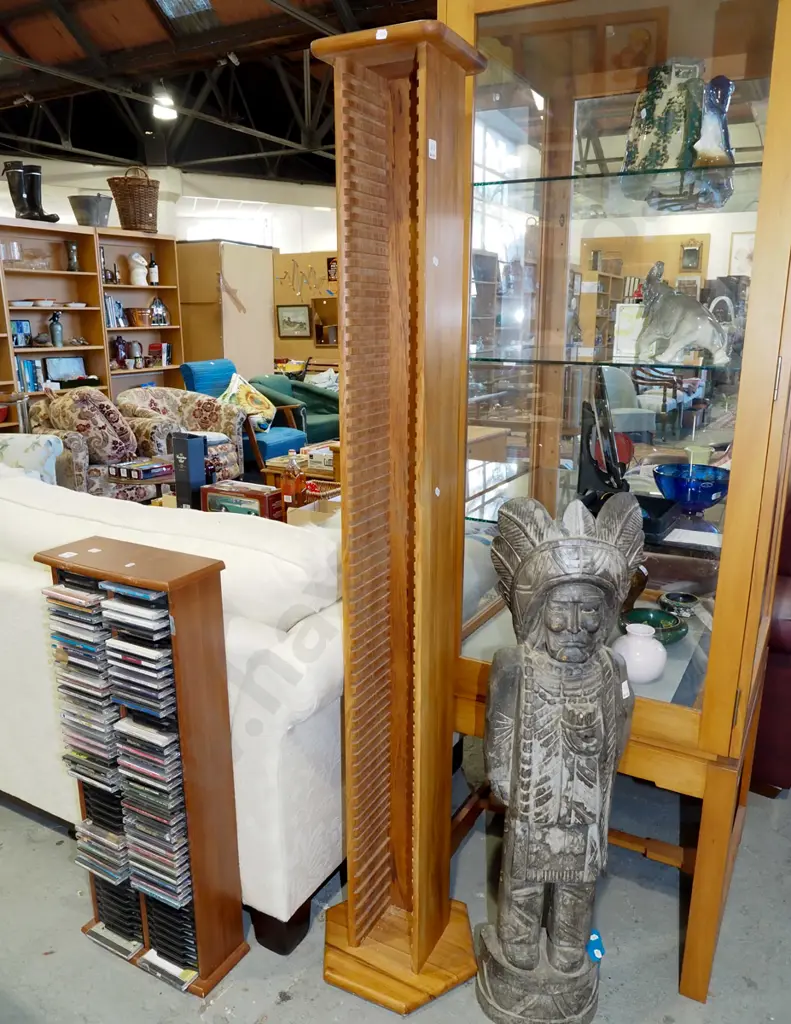 very tall rimu CD tower H1650  Image 1++