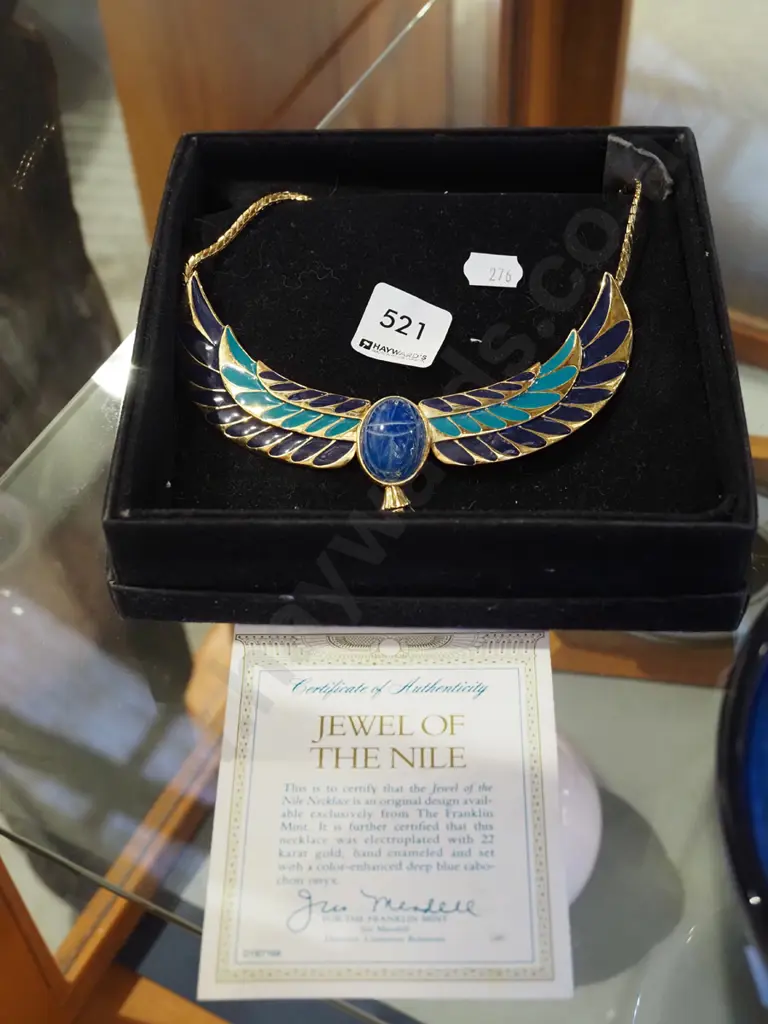 Jewel of the Nile cased necklace Image 1++