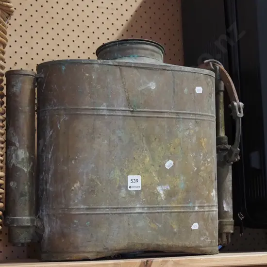 vintage copper backpack sprayer