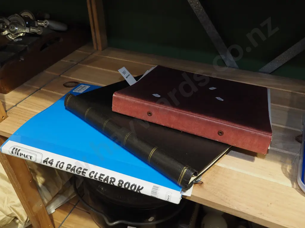 3x stamp albums Image 1++