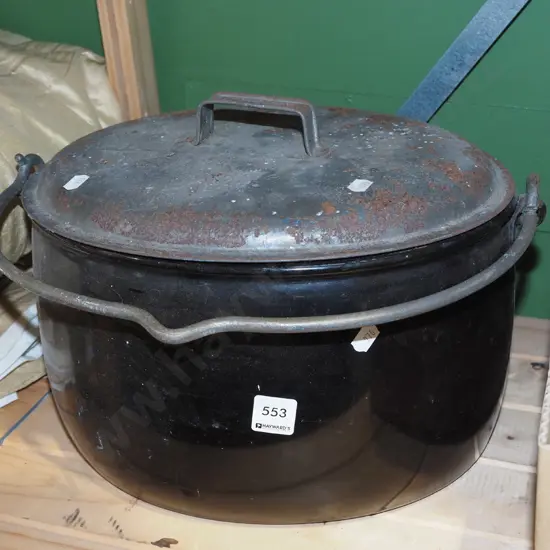 large enamel oval boiler L350