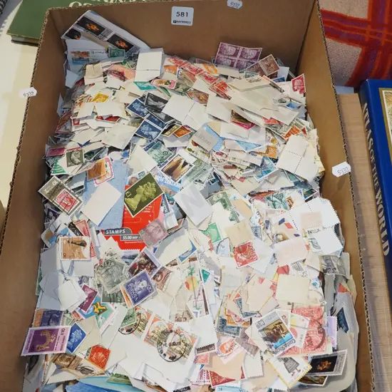 box of stamps