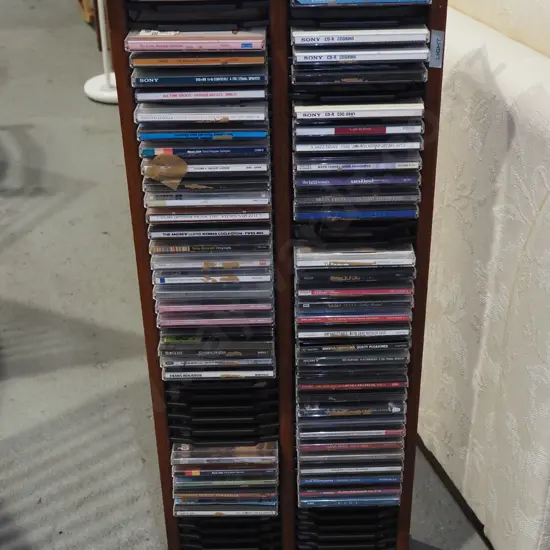 CD tower and CDs H840