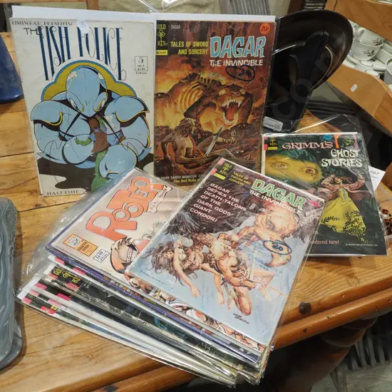 assorted comic books