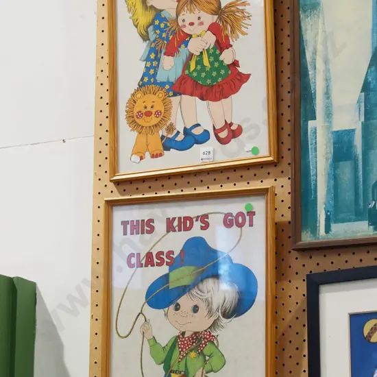 2x children's prints