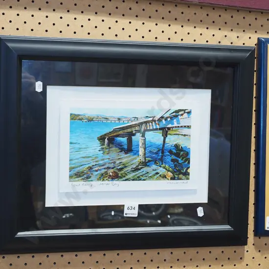 framed print - boat ramp Worser Bay