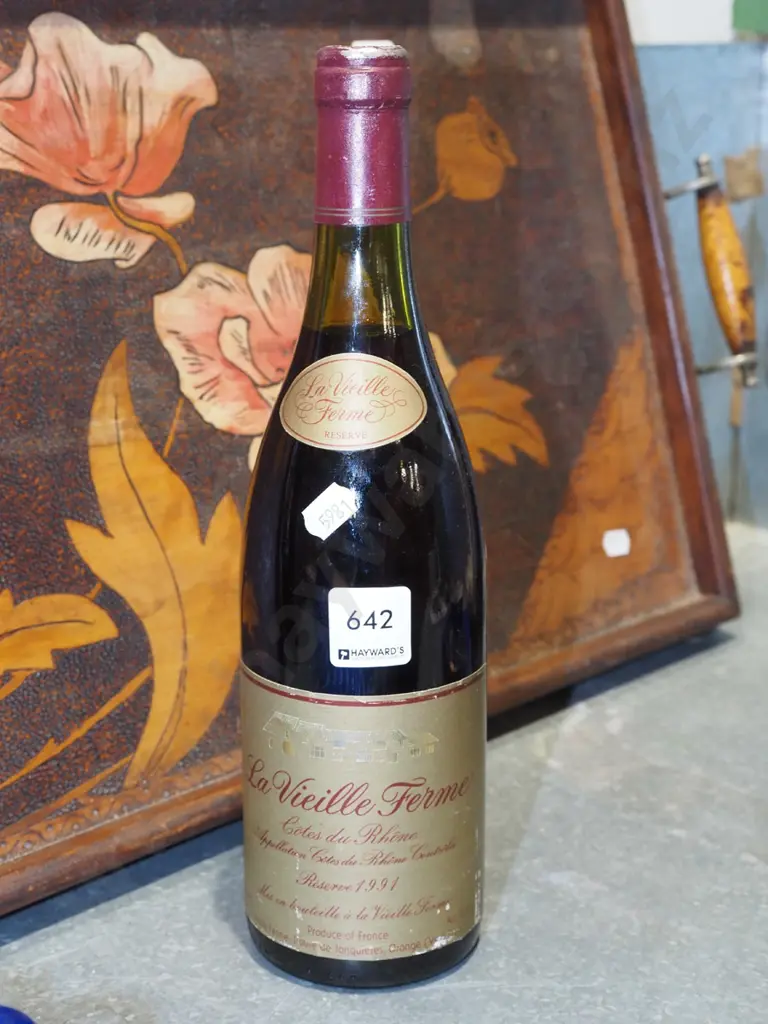 bottle of French red wine Image 1++