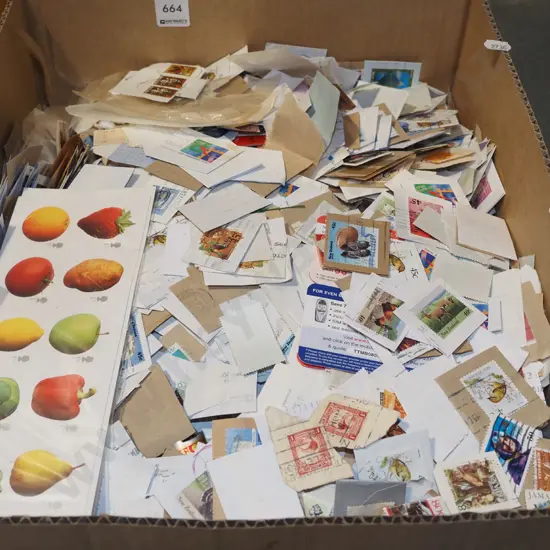 box of stamps