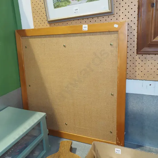 rimu framed pinboard H640 W640
