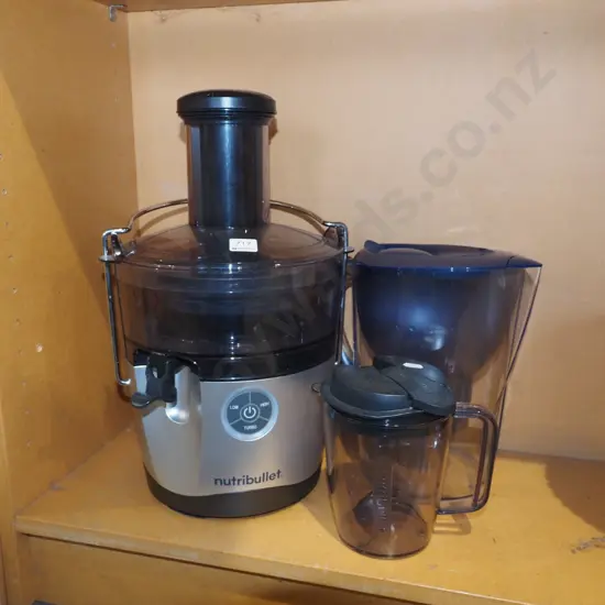 Nutri Bullet juicer, Britta water filter