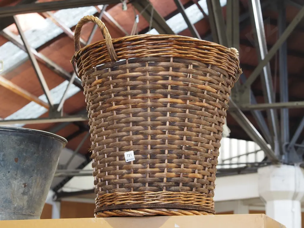 cane basket H470 Image 1++