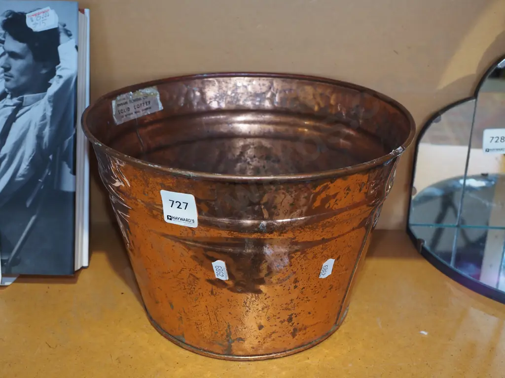 solid copper jardiniere Diam255 Image 1++