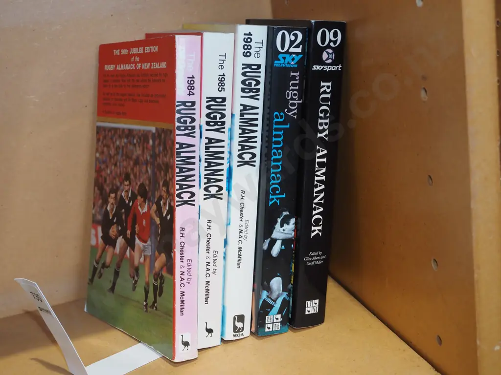 various rugby almanacs Image 1++