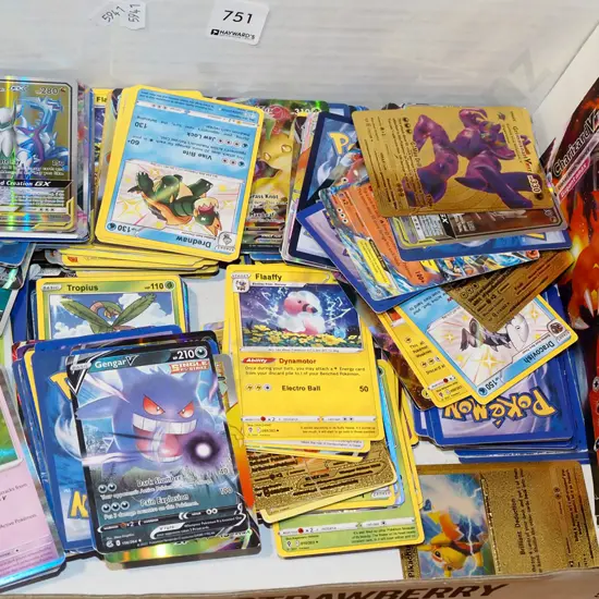 box of Pokemon  cards- not authenticated
