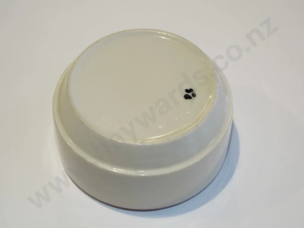 Crown Lynn? bowl with Arana College Maori motto & crest Image 1++