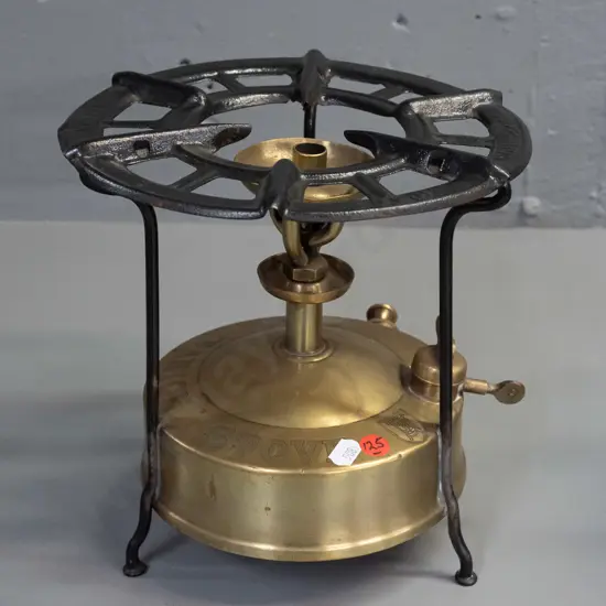 vintage brass Svea Companion stove - H-220 D-220