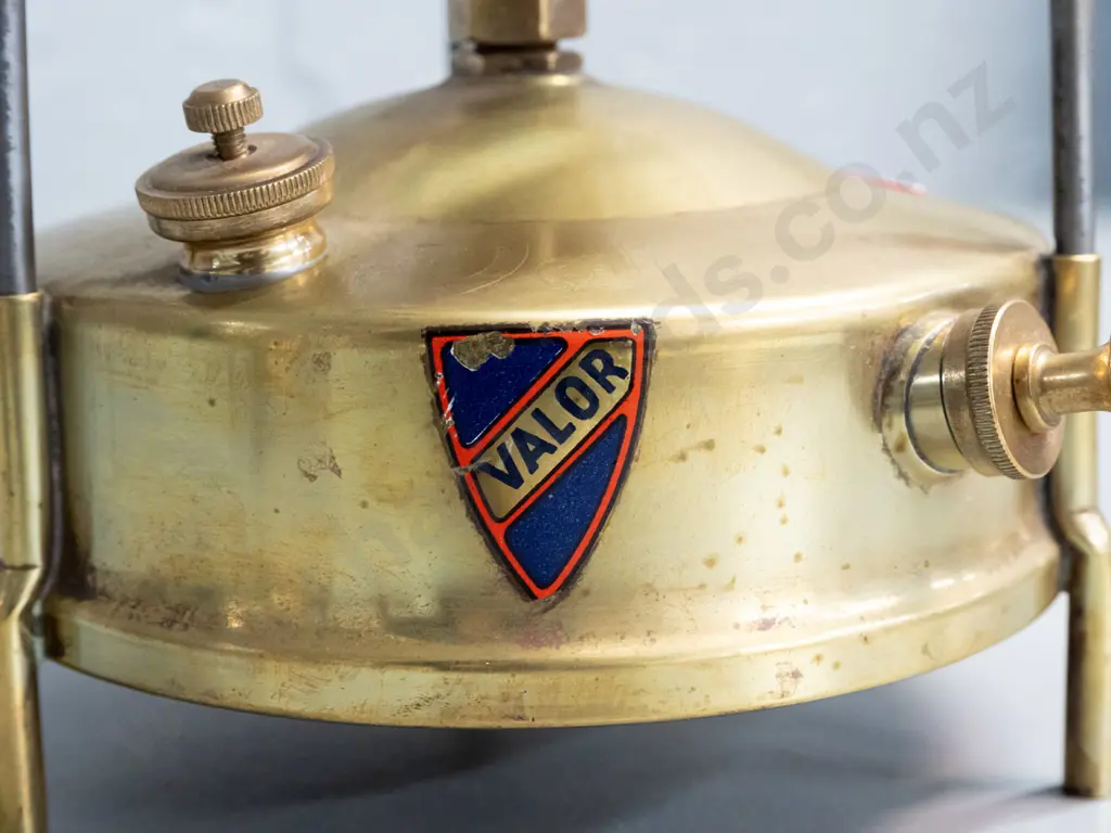 vintage brass Valor Pressure Stove No. 55C - marked British Made H-220 D-220 Image 1++