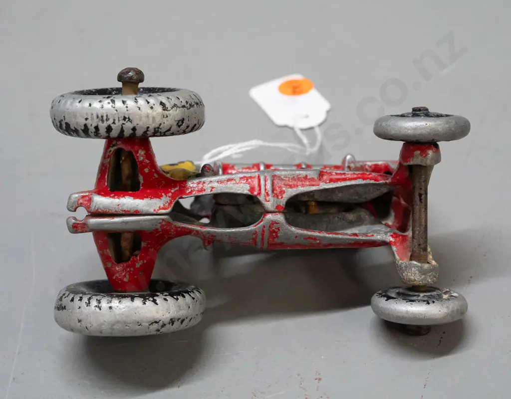 vintage Fun Ho cast alloy tractor with hollow metal wheels - looks like Model No 104 Fordson from Fun Ho website. Image 1++