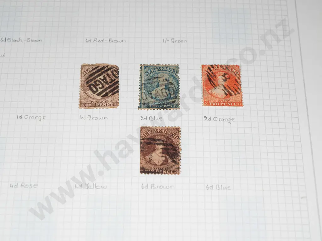 3 New Zealand stamp albums, contents from 1855 onwards - see photos Image 1++