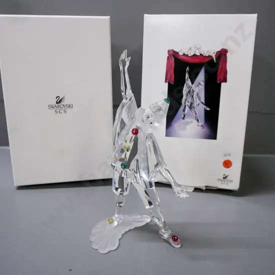 Swarovski "Masquerade" "Pierrot" 1998; w/ original packaging. H-210